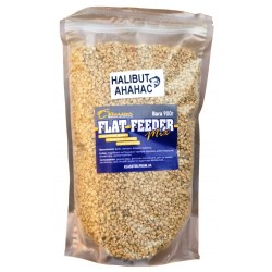 Прикормка для риболовлі, гранульована, Klasster Flat Feeder Mix 0,9кг, смак Палтус-Ананас